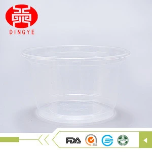 Wonderful pp disposable cup plastic container matcha bowl for ice cream