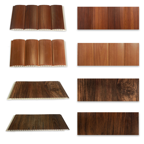 Buy Wood Effect Laminated Pvc Wall Panel And Pvc Ceiling Panel from ...