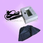 Wood lamp skin analyzer with magnifying lens