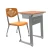 Import wooden double school desk university furniture student table and chair from China
