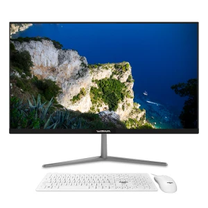 Wpna oem 23.8inch desktop computer all in one core i3 i5 i7 pc computer  hardware software with keyboard mouse