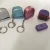 Import XC11*26mm flash stamp with keychain materials and with 7mm flash foam pad (purple, pink, silver, blue mount color) from China