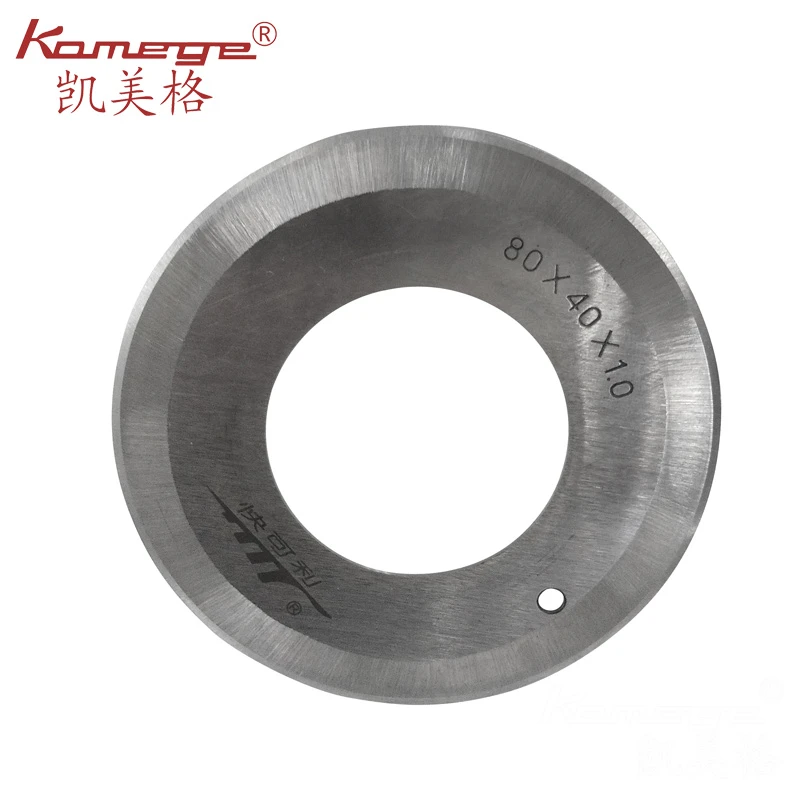 XD-B10 Kamege 80*40*1mm 70*40*1mm Leather Strap Cutting Belt Making Machine Spare Parts Round Blade