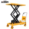 Xilin 800KG 1760lbs manual hydraulic Double Scissors Lift Table