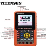 YITENSEN 220 Auto Low Cost Oscilloscope Digital Multimeter