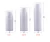 Import YM 5ml 10ml 15ml 30ml 50ml 100ml 150ml 200ml white pp cosmetic vacuum airless pump bottle from China