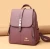 Import YM Shoulder bag soft leather pu ladies Korean fashion summer casual small backpack student simple school bag from China