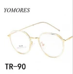 YOMORES TR90 Optical Frames Round Korea Design Women Mens Eyeglass Myopia Frames Reading Glass Frames