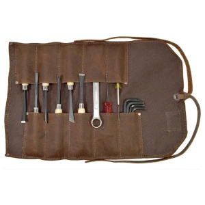 YY Factory Directly Sale Heavy Duty Tool Bag Waxed Canvas Rolling Tool Bag