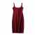 Z33156A Fashion women&#39;s solid color slim strap dress