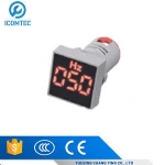 0-99Hz 22mm square single indicator digital frequency meter hz meter