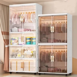 Double Door Foldable Storage Cabinet