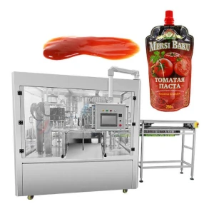 Automatic Spout Pouch Doypack Sauce Packaging Machine