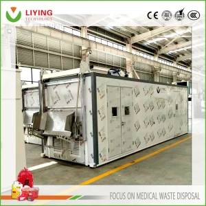 Medical waste microwave disinfection equipment