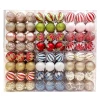 Christmas decoration 6cm electroplated ball plastic ball shaped painted Christmas ball gift Christmas tree pendant