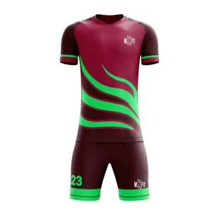Custom youth breathable soccer uniform football jerseys for mens