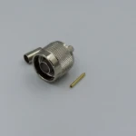 RF coaxial N type male crimp connector for RG58 cable