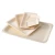 Import disposable wooden plates wooden tray food wooden  holder from China