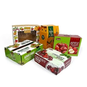 Fruit packaging box Specialized fresh fruit carton box apples / cardboard box for fruit and vegetable