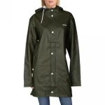 Waterproof Long Rain poncho Zipper Rain Wear Ladies Custom Poncho Custom Pu Adult Custom Logo PU Raincoat for Women