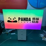 Customized outdoor waterproof LED rainbow light box with high-brightness, energy-saving advertising display