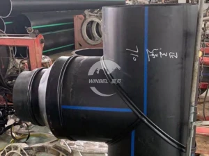 Big Diameter HDPE Pipe Fittings 710mm 800mm 900mm 1000mm 45°Elbow