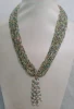 SUMMER SEED BEAD AND PEARL BEADS NECKLACE