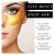Custom travel size under eye care gel patch 24k gold collagen eye mask