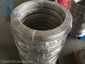 Stainless Steel Coil Tubing ASTM A269 TP304 TP304L TP316L TP316Ti TP321 TP347H Heat Exchanger tube