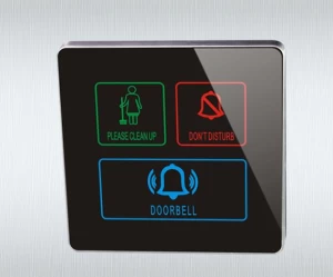 Hotel Smart Electric Touch Screen Doorbell Switch System﻿