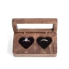 Custom Black Walnut Wedding Ring Box