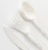 Import Food Grade Eco-Friendly CPLA Disposable Knife Spoon Fork Biodegradable Cutlery And Set (400/Case) from China