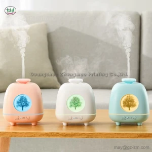 Season Fairy Aromatherapy Machine Colorful Night Light With Time Setting Ultrasonic Air Humidifier Essential Oil Diffuser