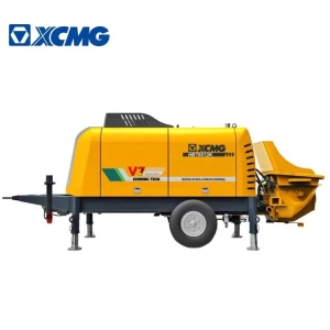 XCMG Official HBT6013V Diesel Stationary Trailer Mounted Concrete Pump for Sale