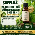 Pure Patchouli Essential Oil for Aromatherapy and Skincare