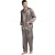 Import 100% mulberry silk pajamas spring and summer long sleeve two-piece set noble men's home clothes silk set from China