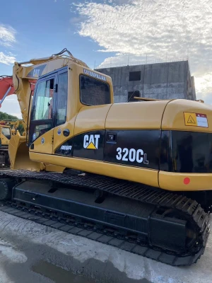 Used Caterpillar 320CL crawler excavator 20ton Cat digger
