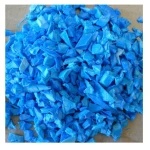 HDPE Blue Drum Plastic Scraps