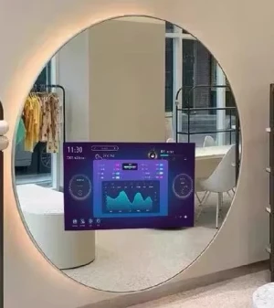 2025 Wholesale Luxury Glass Bathroom Smart TV Mirror New Trending Touch Screen With Long Use life