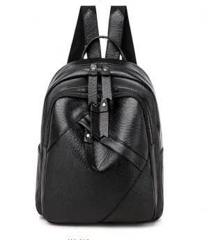 Lady PU leather backpack