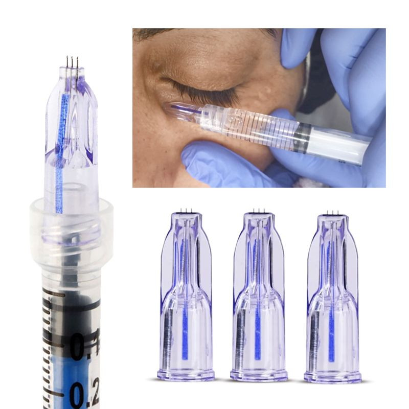 Eye Injector Buy Eye Bag Remove Filling Skinbooster Injector 3 Pins Nano Needle Tip ...