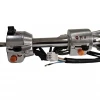 Universal 22mm Vintage Motorcycle Handlebar Switch Assembly Chrome Aluminum Alloy Control Switch