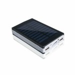 New solar charger mobile power with LED light 20000mah