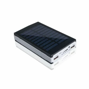 New solar charger mobile power with LED light 20000mah