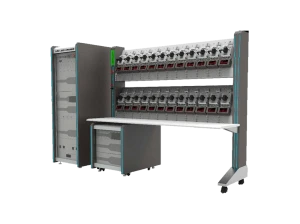 GF1000Multi-Positions Single Phase Power Meter Test Bench With Single Phase Reference Energy Meter