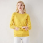 100% Cashmere Seamless sweater Basic styles