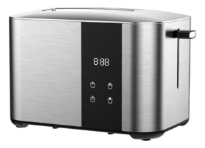 2 Slice Toaster with Stainless Steel Housing and Touch Panel