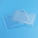 Sterile 96 well cell culture plate surface TC treated flat bottom