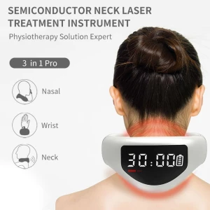 Red light therapy device for pain relief Neck Laser Physiotherapy Instrument