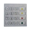 4x4 layout stainless steel keypad for fuel dispenser